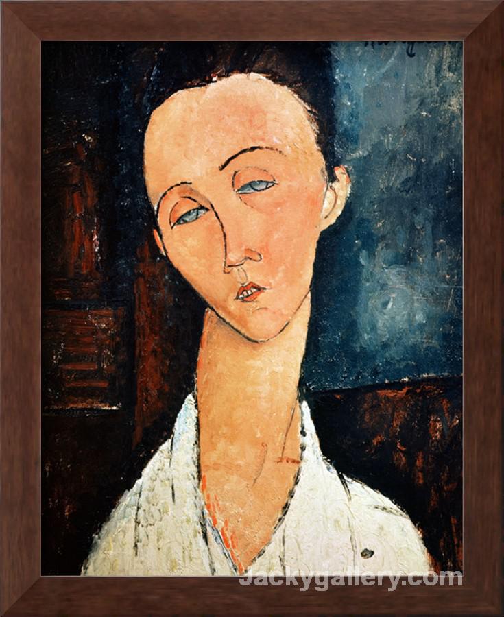 Portrait of Lunia Czechowska by Amedeo Modigliani paintings reproduction